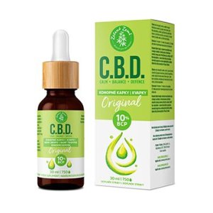 C.B.D. konopné kapky s 10% BCP Original 30ml