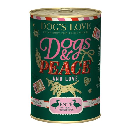 Dog"s Love konzerva LIMITED zimní edice Kachna 400g 