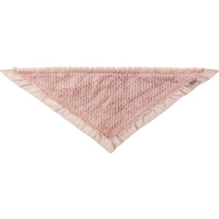 Vánoční hebký šátek, plyš, starorůžová 75 cm