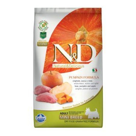 N&D Pumpkin DOG Adult Mini Boar & Apple 2,5kg (EXPIRACE 09/2025)