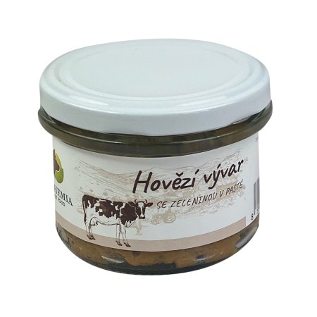Bohemia Pet Food Hovězí vývar se zeleninou v pastě 180 g (EXPIRACE 09/2025)
