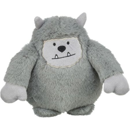 Vánoční Yeti, 20 cm, se zvukem, plyš, šedá
