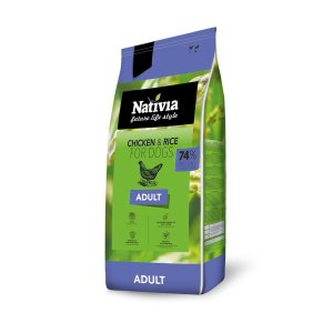 Nativia Dog Adult 3 kg (POŠKOZENÝ OBAL, váha 2,7 kg)