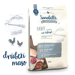 Bosch Cat Sanabelle Light 10 kg (POŠKOZENÝ OBAL, váha 8,5 kg)