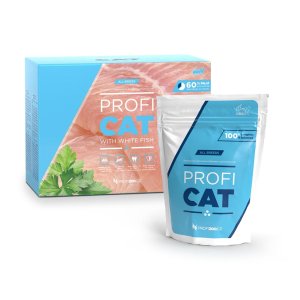 PROFICAT kapsička kousky s bílou rybou v omáčce 12x100g (POŠKOZENÝ OBAL, expirace 09/2025)