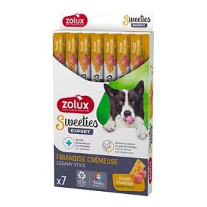 Pochoutka pes SWEETIES kuře,sýr 7ks Zolux
