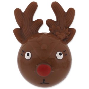 Hračka Dog Fantasy Winter Tale TPR sob 13cm & paroh 18cm