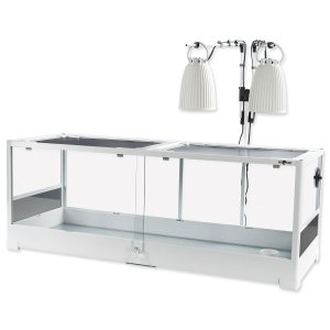 Terarijní set Repti Planet Home Range, sestavitelný s keramickými lampami 120x45x45cm