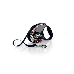 Flexi Vodítko Glam Composition S pásek 3m Onyx Black