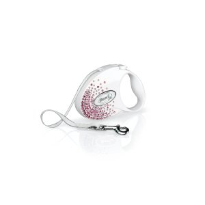 Flexi Vodítko Glam Splash S pásek 3m Pink
