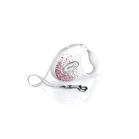 Flexi Vodítko Glam Splash S pásek 3m Pink