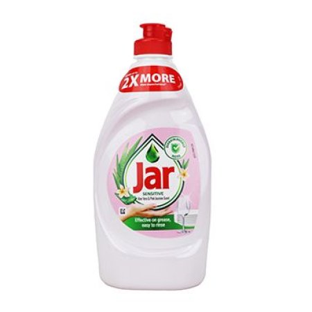 Saponát na nádobí Jar Sensitive Aloe/Pink 450ml