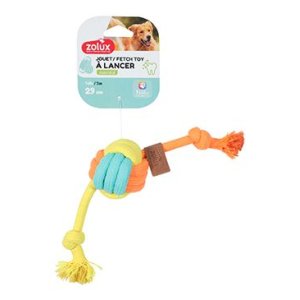 Hračka pes TWIST Míček na laně 29cm Zolux