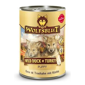 Wolfsblut Dog Puppy Wild Duck&Turkey konz. 395g