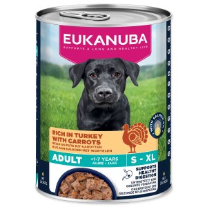 Konzerva EUKANUBA Adult bohatá na krůtí s mrkví 400 g