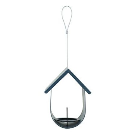 Krmítko venk. BUDKA na loj.koule kov modrá Zolux