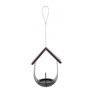 Krmítko venk. BUDKA na loj.koule kov fialová Zolux