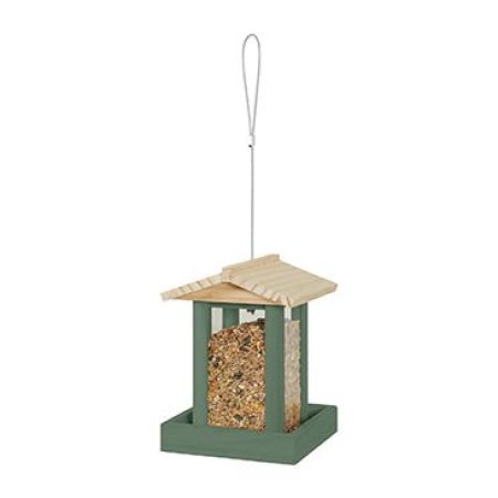 Krmítko venk. FLORA 1 na semena dřevo zelená Zolux