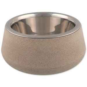Miska Dog Fantasy nerez EcoStyle béžová 17cm, 850ml