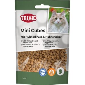 Mini Cubes, kostičky s kuřecími prsy a játry, 50 g