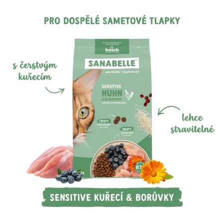 Bosch Cat Sanabelle Sensitive Chicken 10 kg