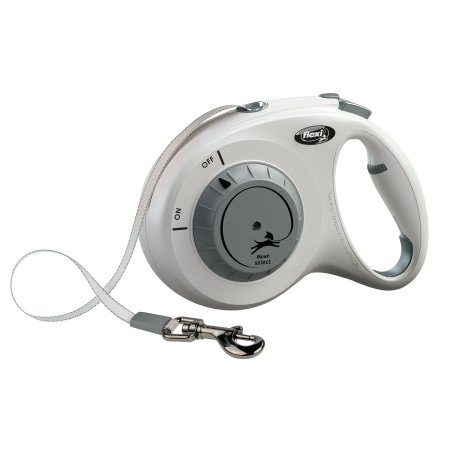 Flexi Vodítko Select M pásek 7m světle šedé