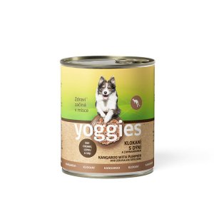 Yoggies klokaní konzerva pro psy s dýní a topinamburem 800 g 