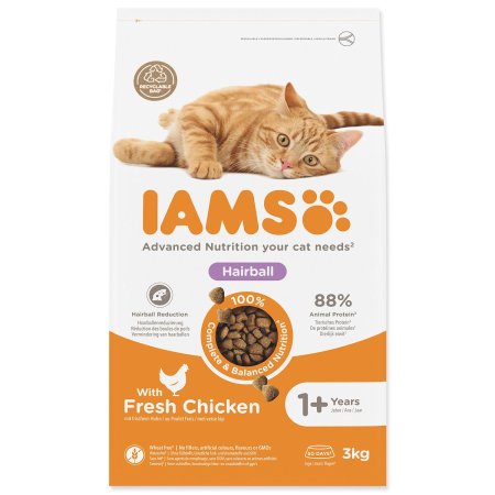 Krmivo IAMS Cat Adult Herbcontrol chicken 3kg 