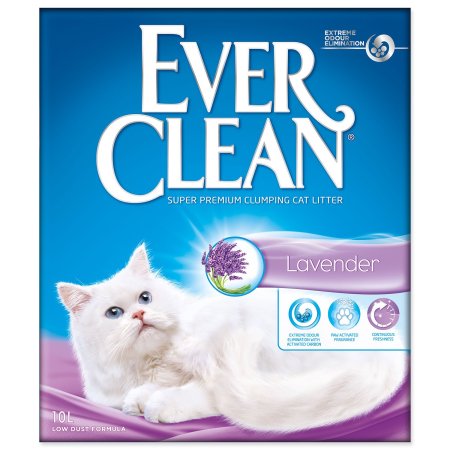 Kočkolit Ever Clean Lavender, hrudkující  10l