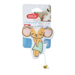 Hračka kočka CHATOUILLE Myška v šatech Zolux