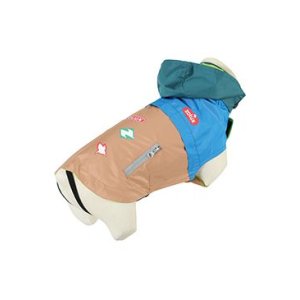 Obleček pláštěnka pro psy VINTAGE modrá 30cm Zolux