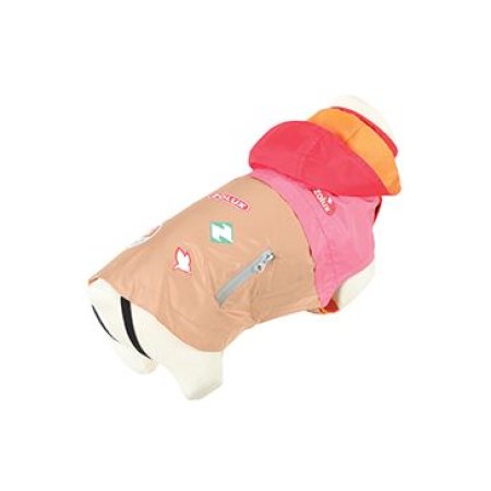 Obleček pláštěnka pro psy VINTAGE růžová 30cm Zolux