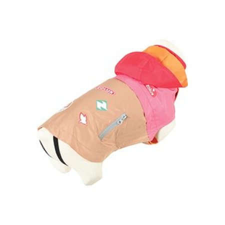 Obleček pláštěnka pro psy VINTAGE růžová 50cm Zolux