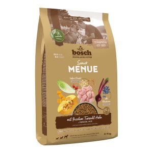 Bosch HPC MENUE Senior with animal welfare chicken + spelt & oats 2,4 kg (EXPIRACE 01/2026)