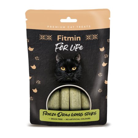 Fitmin For Life Mrazem sušené tyčinky pro kočky s kočičí trávou 30 g