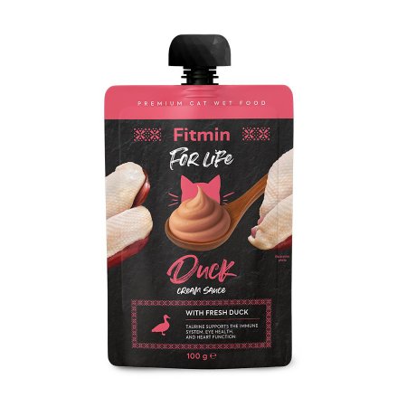 Fitmin cat For Life cream sauce pouch duck 100 g