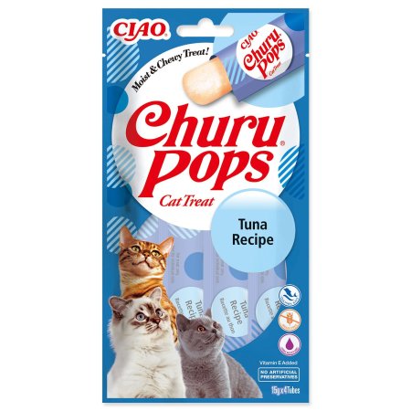 Pochoutka Churu Pops tuňák 4x15g (EXPIRACE 01/2026)