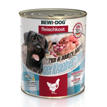 Bewi Dog Bohaté na drůbeží srdce balení 800 g