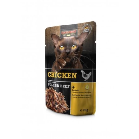 Leonardo Kapsička - kuřecí + extra trhané hovězí balení 70 g