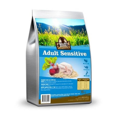 Wuff! Adult Sensitive balení 15 kg