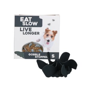 Eat Slow Live Longer zpomalovací Spirála do misky šedá S
