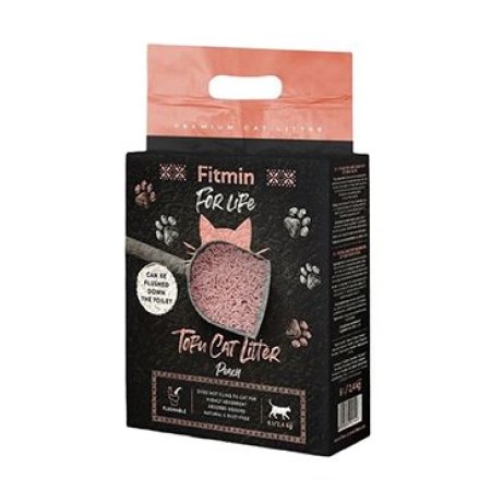 Fitmin For Life tofu cat litter 2,4kg/6l - peach