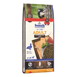 Bosch Adult Duck & Rice 15 kg (POŠKOZENÝ OBAL, váha 14,8 kg)