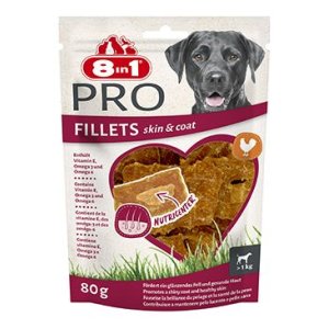Pochoutka 8in1 Fillets Pro Skin&Coat 80g
