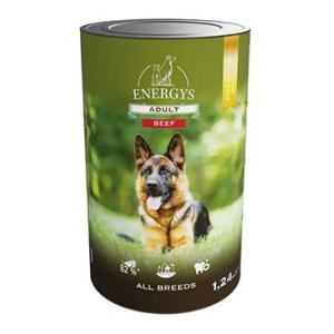 Krmivo pro psy ENERGYS Adult dog Can Beef konz.1,24kg