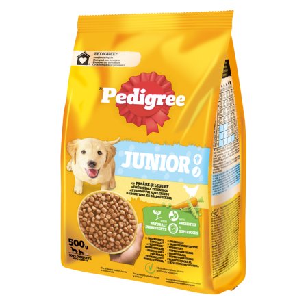 Pedigree granule M/L Junior drůbeží se zeleninou 500 g (EXPIRACE 03/2026)
