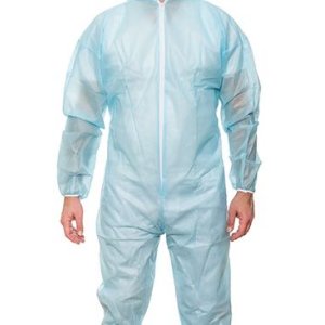 Oblek hygienický s kapucí 45g/m2 M CVET 1ks