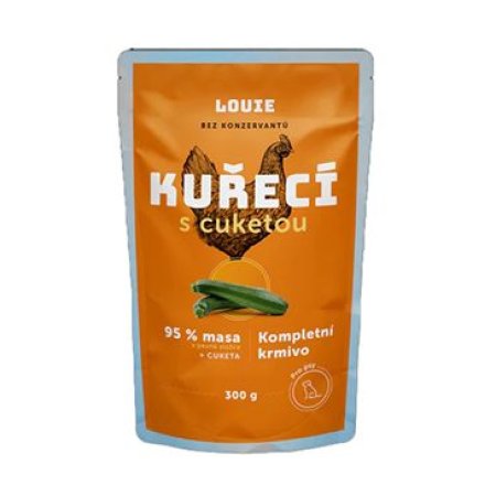 Louie Dog kapsa Kuřecí s cuketou 300g
