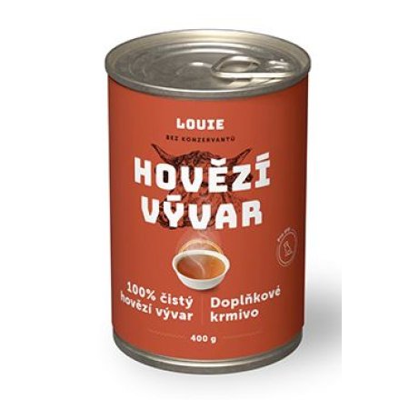 Louie Dog konz. Hovězí vývar 400g