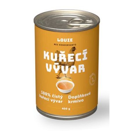 Louie Dog konz. Kuřecí vývar 400g